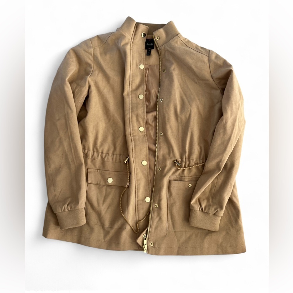 Beige Jacket with Gold Detail Women